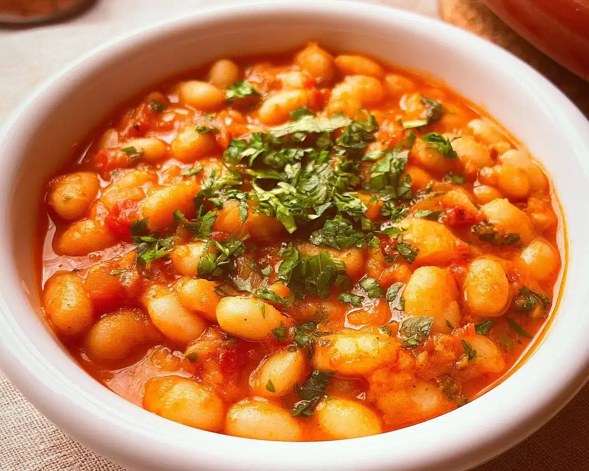 Loubia (Moroccan Stewed White Beans)