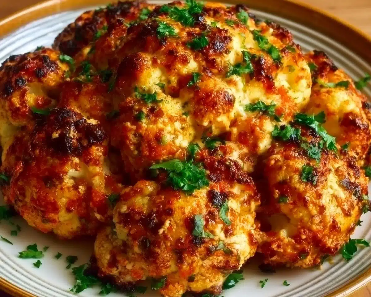 Moroccan Cauliflower with Tahini-Honey