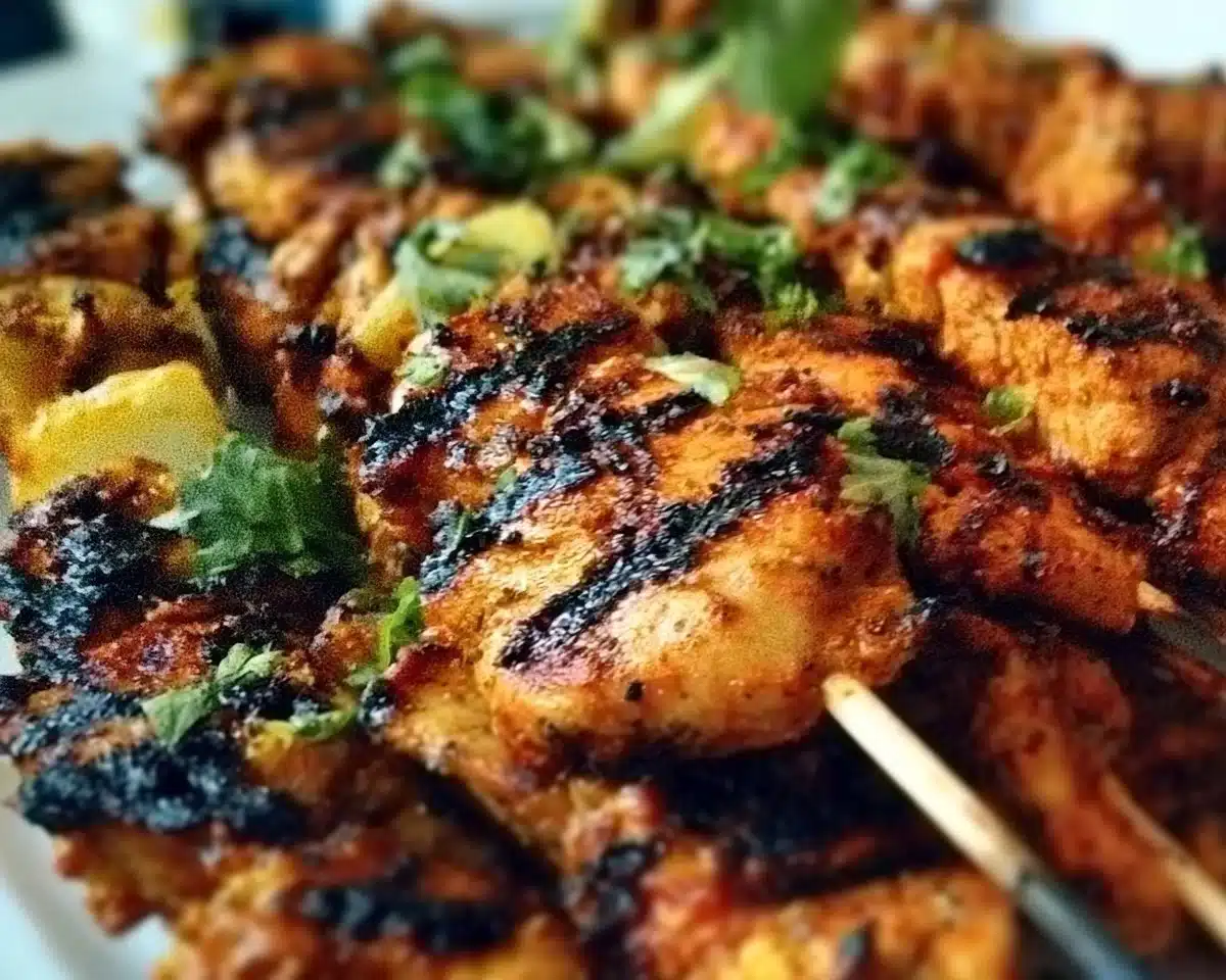 Moroccan Chicken Skewers