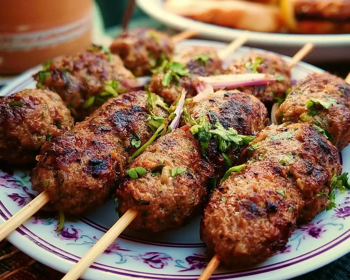 Moroccan Kefta Kebabs