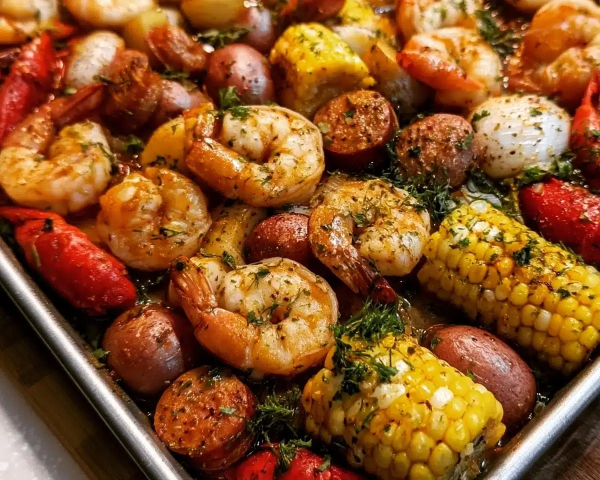 Sheet Pan Shrimp Boil