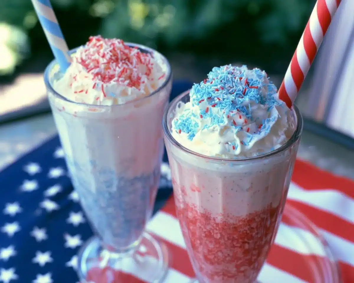 4th of July Milkshakes