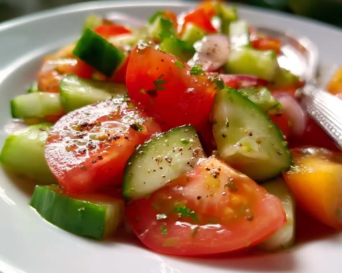 Cucumber Tomato Salad