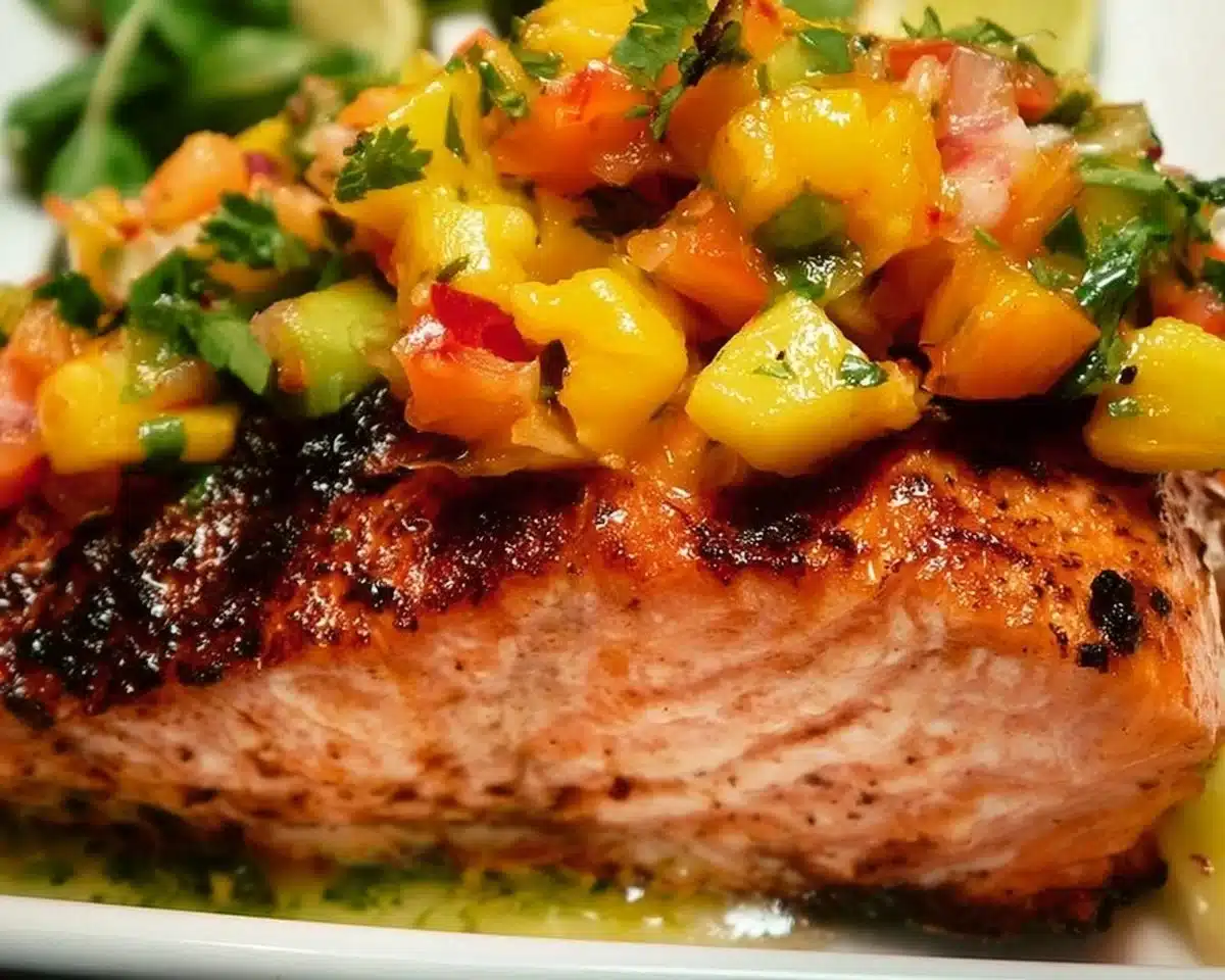 Fresh Salmon with Mango Salsa