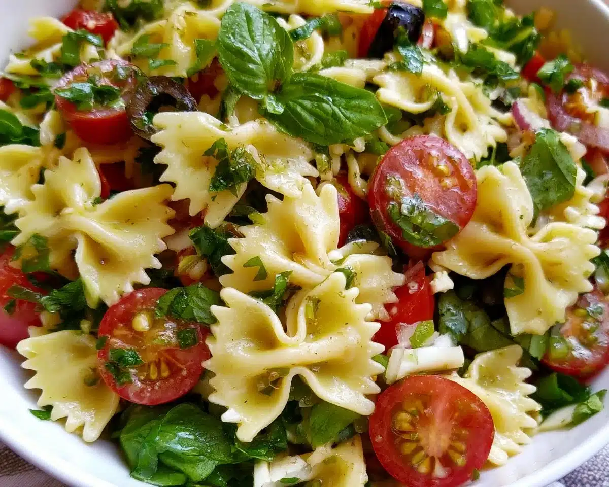 Italian Bow Tie Pasta Salad