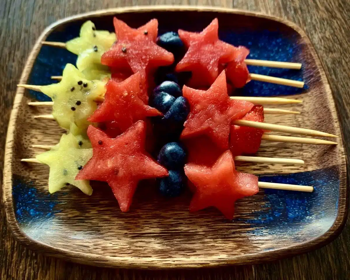 Star-Spangled Fruit Skewers