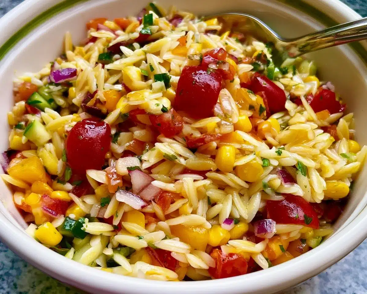 Summer Orzo Pasta Salad