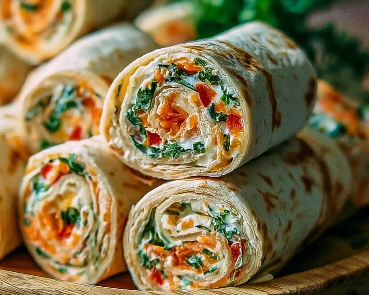 Vegetable Tortilla Roll Ups