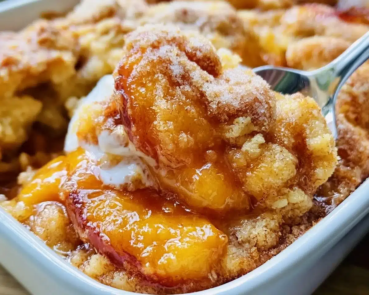 Brown Butter Peach Cobbler Recipe