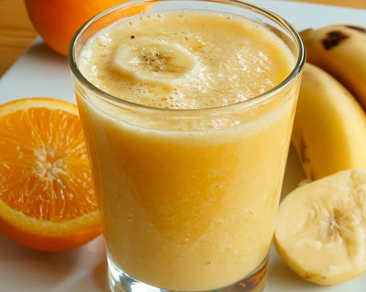 Orange Banana Smoothie