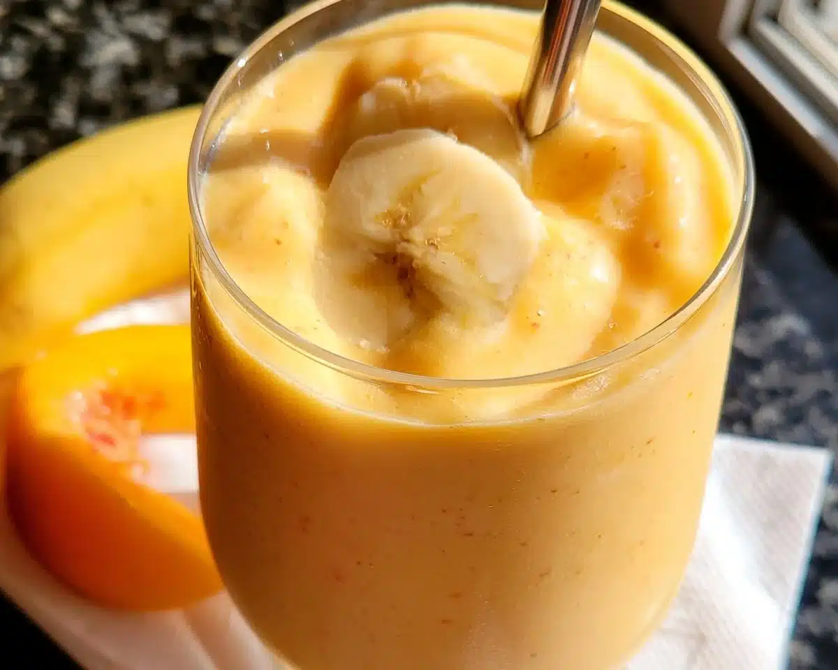 Peach Banana Smoothie
