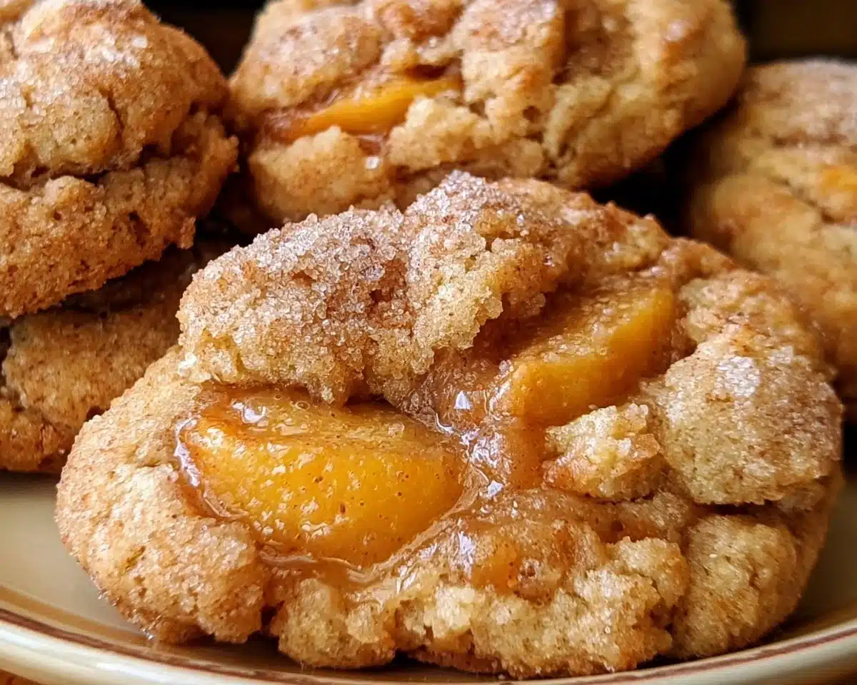 Peach Cobbler Cookies