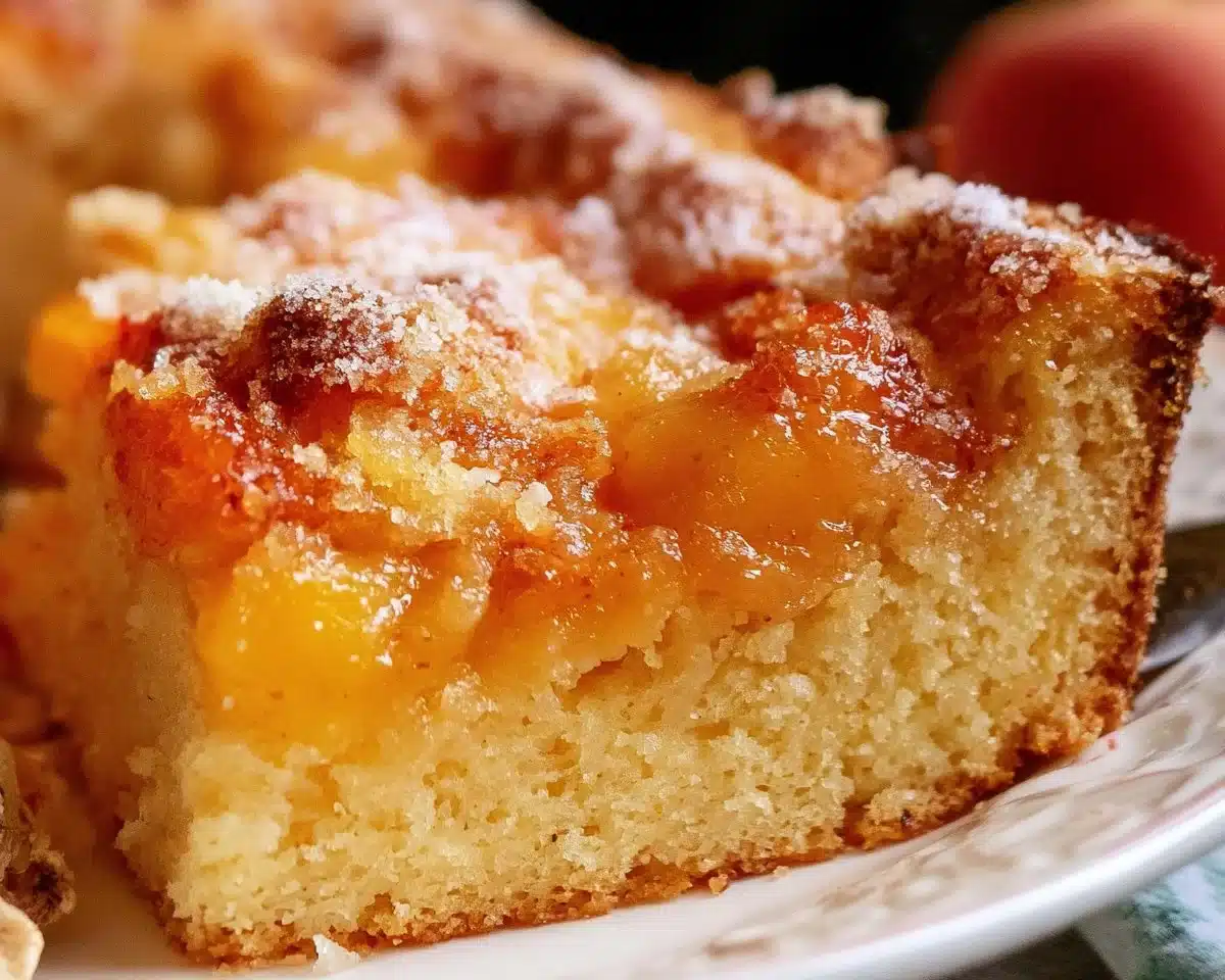 Peach Cobbler Pound Cake