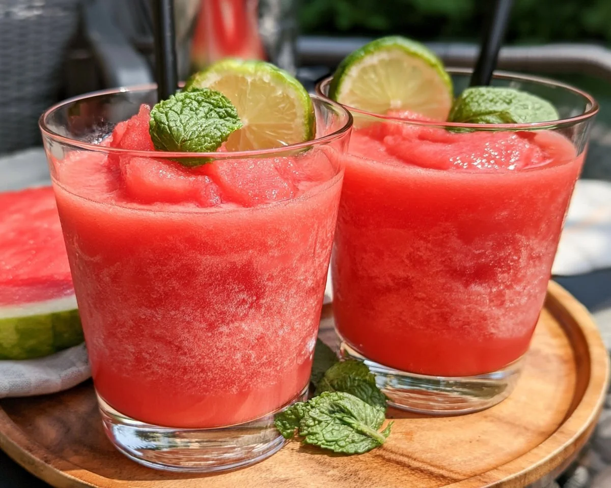 Watermelon Slushie Recipe